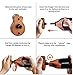 Neboic 2Pack Guitar Wall Mount, Auto Lock Guitar Wall Hanger, Hard Wood Base in Guitar Shape Guitar Hook, Guitar Holder, Acoustic, Electric, Classical, Bass Guitar Stand, Guitar Accessories (Cherry)