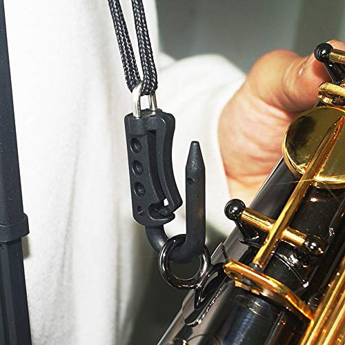YUSDP 2 PCS Saxophone Strap of Harness, Adjustable Neck Strap, Highly Reduces Neck Pain, Three-Point Support - Adjustable Sizes, for Bass Tenor Alto Saxophone