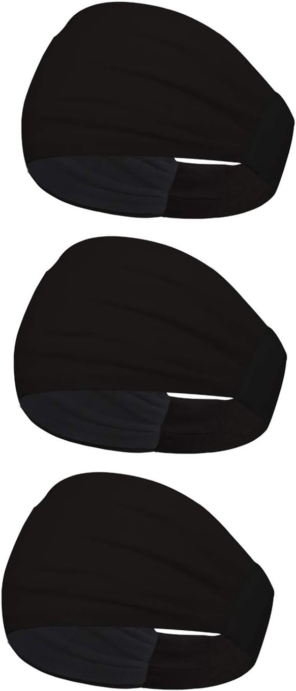 KEREITH 3PACK Women Lightweight Sport Headband No-slip Sweat Band for Men- Stretchy Hair Bands Headwear - Best for…