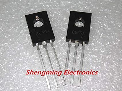 10pairs 2sd669a 2sb649a 10pcs D669a 10pcs B649a To 126 Transistor 20pcs Amazon Com Industrial Scientific