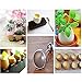Egg Cracker, Soft Boiled Egg Cutter Topper, Easter Egg Cookie Cutter, DFmicro One Silver Egg Holder, Stainless Steel Kitchen Tool for Removing Top of Soft Hard Boiled Eggs Shell Smooth Round Opening