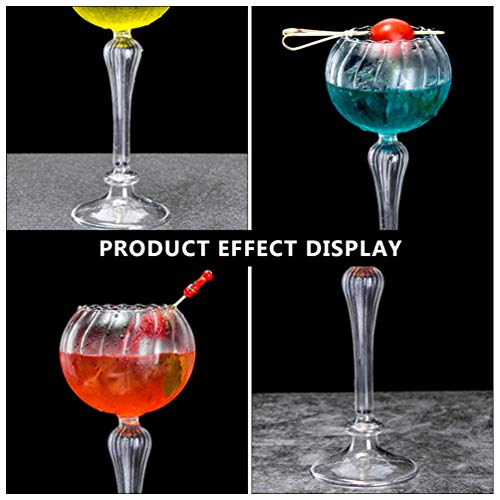 Cabilock Glas Eisschalen Dessertschale Lotus Cocktailgläser Dessert Glasschalen Champagnergläser Eisbecher Dessertbecher… – Bild 6