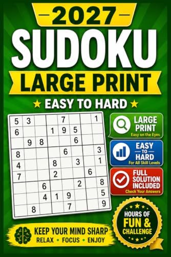 Sudoku Favorites for Teens, Adults & Seniors – 16 Pack: Penny