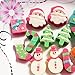 3 Pack Silicone Christmas Candy Molds, DanziX Christmas Chocolate Molds for Holiday Party Cake Decoration - Red,Green
