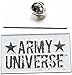 Army Universe Desert Tan/Sand Military T-Shirt, Cotton Army ACU Uniform Tee Pin Size Large / 41
