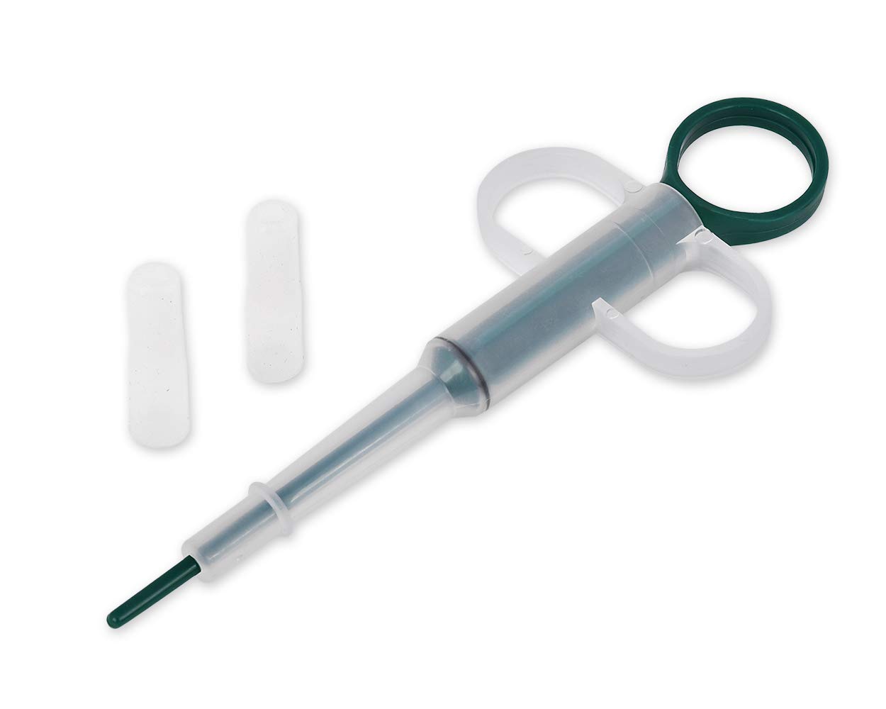 DS. DISTINCTIVE STYLEPill Popper for Cats with Soft Tips Pet Pill Feeder Saving You from Being Bitten Medicine Feeding Dispenser Tool for Puppies (Green)