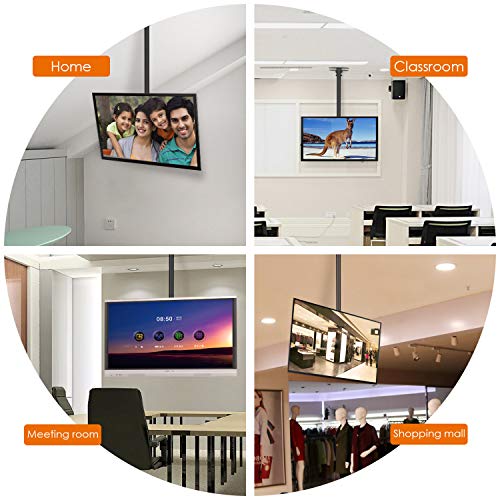 SIMBR Ceiling TV Mount for 2275" TV Adjustable 6 Heights Tilting