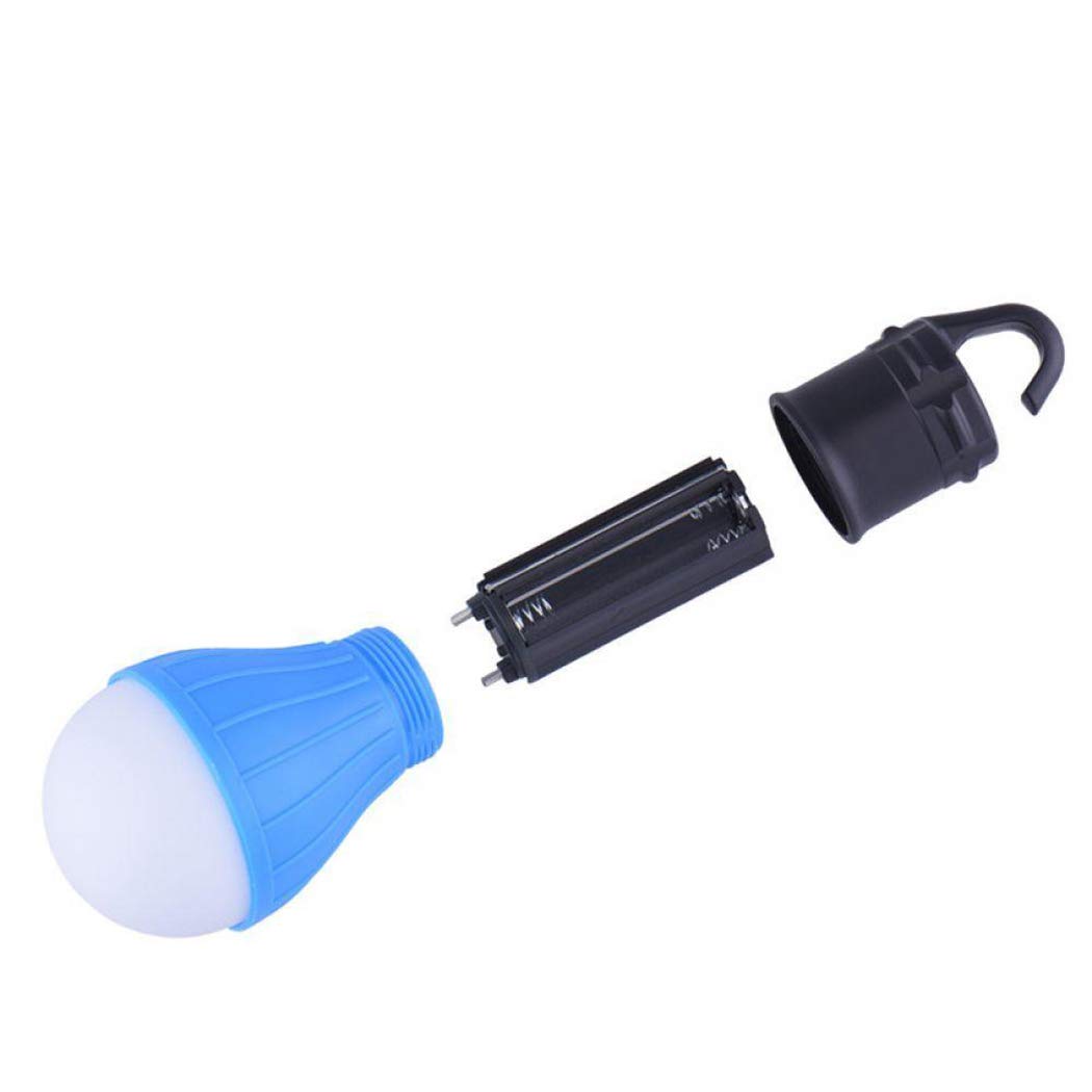 Angoo Beauty Multifunctional Outdoor Camping LED Tent Light Portable Emergency Lamp with Hook (Blue)
