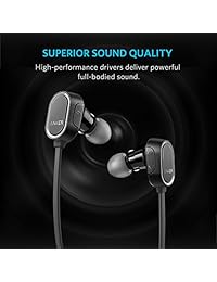 Auriculares inalámbricos Anker SoundBuds   Bluetooth Black Water Resist construido en micrófono