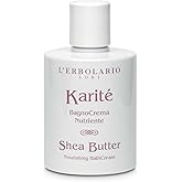 L’Erbolario Shea Butter Nourishing Bath Cream - Nourishing Body Wash - With Fair Trade Shea Butter - Paraben and Sulfate Free Shower Gel - 10.1 oz