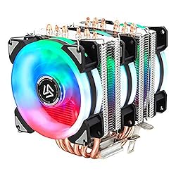 ALSEYE CPU Cooler, 90mm RGB CPU Fan 6 Heatpipes CPU