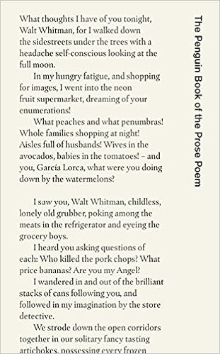 Amazon Com The Penguin Book Of The Prose Poem From Baudelaire To Anne Carson 9780241285794 Noel Tod Jeremy Books