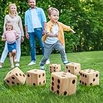 Giant-Wooden-Yard-Dice-Set-for-Lawn-Games-and-Outdoor-Yard-Games-Family-Fun-Includes-Larger-Double-Sided-Yardzee-and-Farkle-Dry-Erase-Scoreboard-6-Dices-35-Pen-and-Canvas-Carrying-Bag