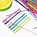Bememo 100 Pieces Colorful Bobby Pin Hair Styling Clips with 1 Storage Box for Women, colored Bobby Pins for Hair, 10 Colors