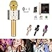 Wireless Bluetooth Microphone Audio Mobile Phone Karaoke Microphone, Handheld Bluetooth Speaker Player