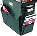 Wrapping Paper Storage Center - Portable Gift Wrap Station to Stow and Organize Flat Sheets, Holiday Gift Bags, Bows, and Ribbons by Elf Stor (Green)