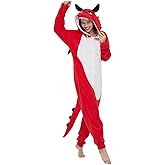 Unpifolov Dragon Pajamas Unisex Animal Jumpsuit Adult Cosplay Costumes