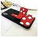 Mickey Minnie Mouse Soft Silicone Case with Kickstand for iPhone X iPhoneX Disney Cartoon Stand Black Red Color Polka Dots Protective Cute Lovely Gift Kids Boys Girls Little Teen