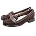Hush Puppies Women's Motive Penny IIV Brown Suede Slip On Loafer Shoes