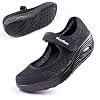 Womens-Comfortable-Working-Nurse-Shoes-Non-Slip-Adjustable-Breathable-Walking-Buffer-Fitness-Casual-Nursing-Orthotic-Lightweight-Shoes-Arthritis-Diabetes-Heel-Pain-Foot-Pain-Plantar-Fasciitis