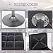 BestMassage Bar Stools Counter Height Adjustable Swivel Barstool Set of 2 with Back PU Leather Kitchen Counter Stools Dining Chairs