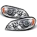 AKKON - For Chevy Impala/Monte Carlo OE Replacement Chrome Bezel Headlights Driver/Passenger Head Lamps Pair New