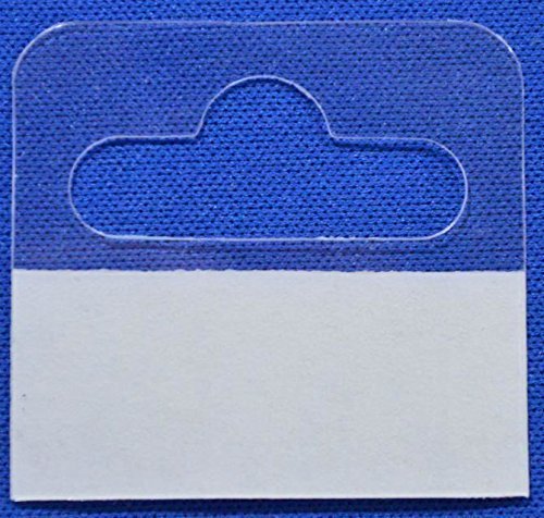 100 Sticky Euro Hook/Slot/Hang/Hanging Tabs 46mm x 50mm Strong Adhesive