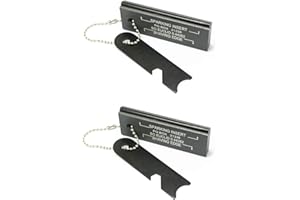 Fire Starter Survival Kit, Magnesium Waterproof Matches Ferro Flint Block,Outdoor Survival Firesteel Gears with Striker for C