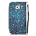 Galaxy S6 Edge Case, Kickstand Card Slots Cash Holder Dual Layer Impact Resistant Case Cover with Wrist Strap Magnetic Snap Closure for Samsung Galaxy S6 Edge- Starry