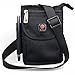 Ranboo Small Crossbody Purse Messenger Bag Belt Pouch Cell Phone Holster with Belt Clip Belt Loop Shoulder Strap Fit for iPhone 16 Plus 15 Pro Max 14 Pro Max Samsung Galaxy S25 Edge S24 Ultra (Black)