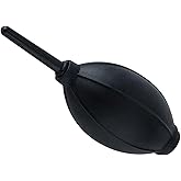 Soft Tip Silicone Super Air Blower Blaster Pump Dust Cleaner Include Micro Fiber Cleaning Cloth, Bulb Blower for Digital SLR