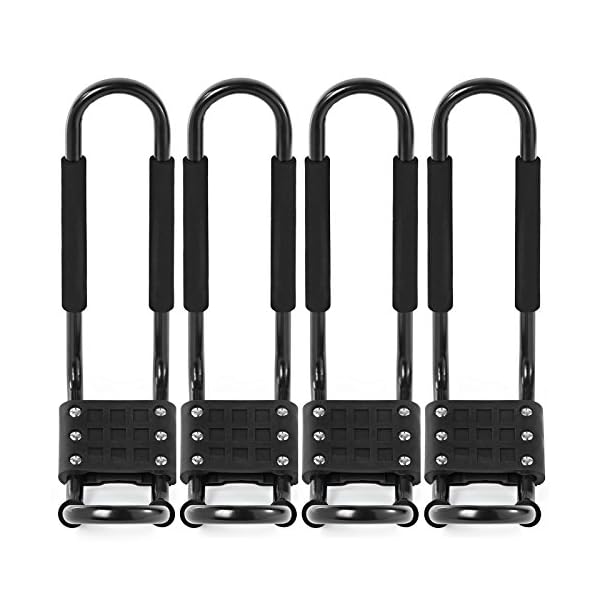 9sparts-2-Pair-Universal-J-Rack-Kayak-Canoe-Paddle-Board-SUP-Roof-Rack-Car-SUV-Carrier