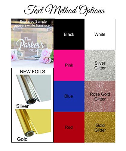 Personalized Clear Card Box with Lid - Wedding Card Box - Personalized Card Box - Wedding Keepsake Box - Acrylic Card Box - Wedding Card Box with Slot - Card Box for Wedding - Thumbnail 3