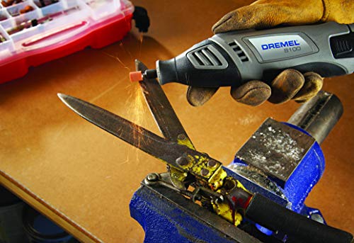Dremel 932 Korund-Schleifspitze - Zubehörsatz für Multifunktionswerkzeug mit 3 Schleifspitzen 9,5mm zum Schärfen, Glätten und Schleifen von Metall, Gussteile, SchweiÃverbindungen, Nieten und Rost – Bild 3