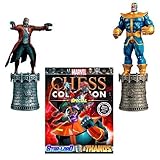 Marvel Star-Lord and Thanos Special Chess Piece with Collector Magazine