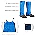 Hpory 1 Pair Leg Gaiters for Hiking, Snow Boot Gaiters, Breathable Waterproof Walking High Leg Cover, 600D Anti-Tear Oxford Cloth, for Outdoor Research Climbing Fishing Hunting Trimming Grass