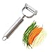 Bringsine Premium Ultra Sharp Stainless Steel Dual Julienne & Vegetable Peeler Slicer - Tool for Making Delicious Salads and Veggie Noodles Mother Wife Gift