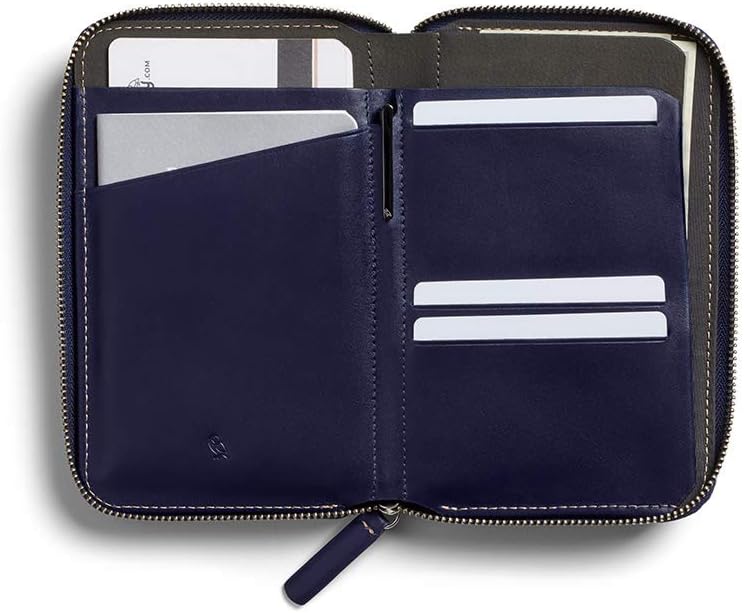 Bellroy Travel Folio (Zippered Leather Passport & Travel Document