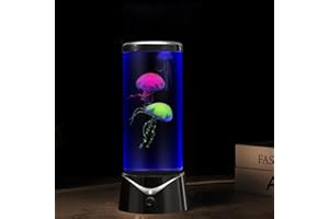 BIKIBAO Large Jellyfish Lava Lamp Gifts for Adults Kids, Multi-Color Jellyfish Aquarium, LED Night Lamp Mini Table lamp,Office Room Desktop Decoration, Gifts for Christmas Birthdays Holidays