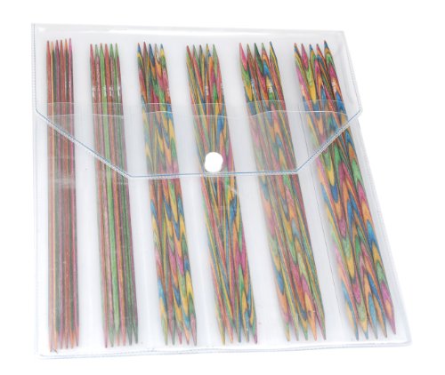 Knit Pro Symfonie Wood Double Point Sock Knitting Needle Set - 20.00cm (Set of 6) Knitting Needles