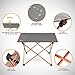 Terra Hiker Camping Table, Folding Picnic Table, Hiking Table with Strong Aluminum Frame for Outdoor, Assemble in 30s