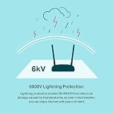 TP-Link TD-W9970 VDSL ADSL Modem Router 300Mbps WiFi 4G USB 2.0 WAN LAN Ports view 8