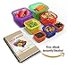 ★★BEST Deal - 7 Piece Portion Control Containers / Kit for Weight Loss + BONUS eBook with PDF Planners & Guide Included- 100% Leak FREE, Multi-Colored System. Comparable to 21 Day Fix program★★