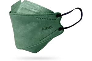 Kind 3D Willow Face Mask – 4-Layer Disposable, Lightweight & Comfortable Fit, Adult Size, Individually Wrapped, Resealable Pa
