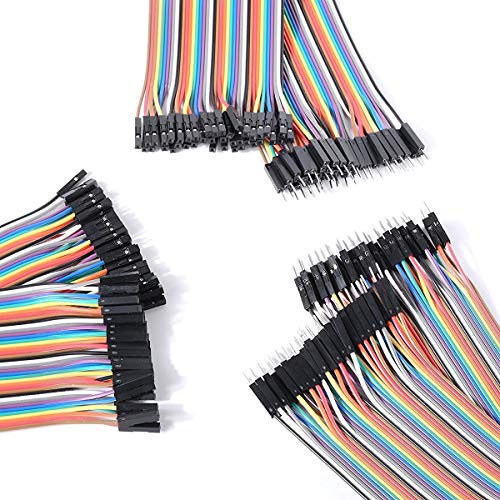 FTCBlock 4 Pieces Breadboards Kit with 120 Pieces Jumper Wires for Arduino Proto Shield Distribution Connecting Blocks