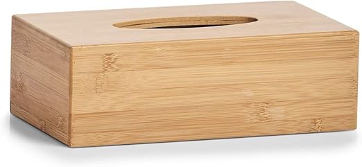 Zeller 25305 Kosmetiktucher Box Bamboo L 27 5 X B 15 5 X H 8 5 Cm Amazon De Kuche Haushalt