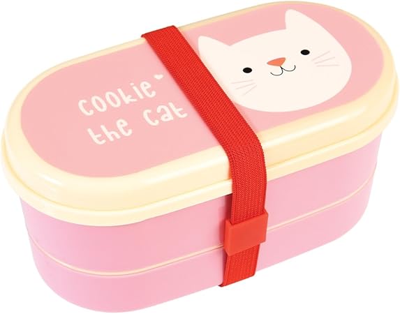 Porta meriendas térmico con cubiertos gato: Amazon.es: Hogar