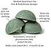 Green Tea Konjac Sponge 3pk Medium - 100% Natural - Antioxidant, Anti Aging - For Dry & Mature Skin, Rosacea, Psoriasis and Eczema - New Leaf Products