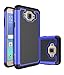 Galaxy J7 Case, Style4U Shock Absorption Dual Layer Hybrid Armor Protective Case Cover for Samsung Galaxy J7 with 1 Style4U Stylus [Royal Blue]