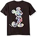 Disney baby boys Mickey Mouse Short Sleeve T-shirt T Shirt, Mouse Black, Medium US